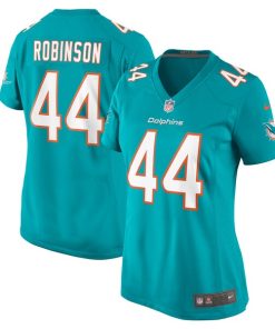Alternative view of Chop Robinson Miami Dolphins Nike Women's  Game Jersey -  Aqua