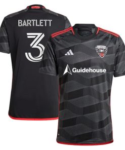 Lucas Bartlett D.C. United adidas 2024 The Icon Kit Replica Player Jersey - Black