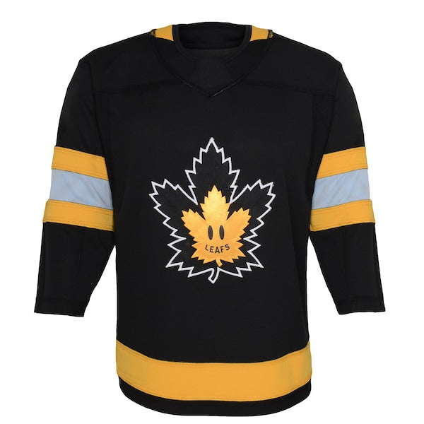 Auston Matthews Toronto Maple Leafs Youth Alternate Premier Player Jersey - Black/Blue - Image 6