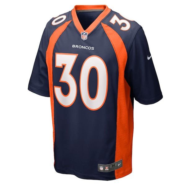 Terrell Davis Denver Broncos Nike Retired Player Jersey - Navy/Orange - Image 4