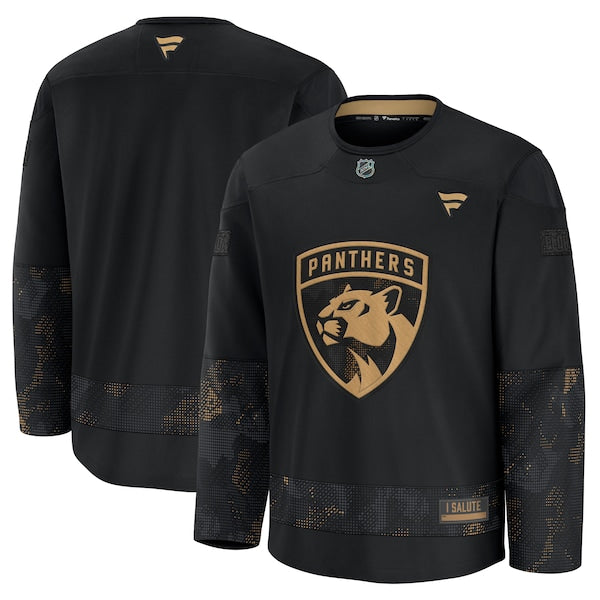 Florida Panthers 2024 Military Appreciation Practice Jersey - Black