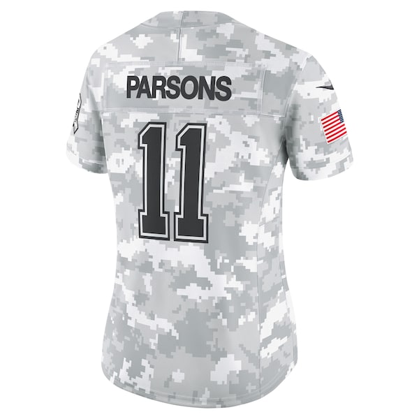 Micah Parsons Dallas Cowboys Nike Women's 2024 Salute to Service Limited Jersey - Arctic Camo - Image 3