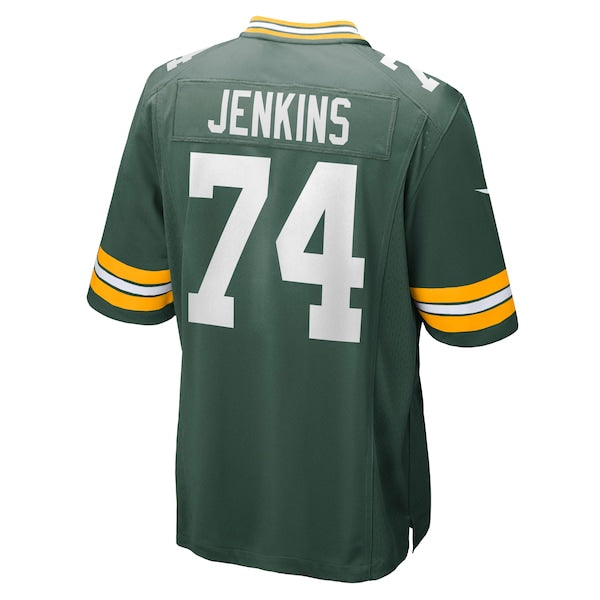 Elgton Jenkins Green Bay Packers Nike Game Jersey - Green - Image 3