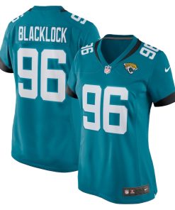 Ross Blacklock Jacksonville Jaguars Nike Women's Team Game Jersey -  Teal