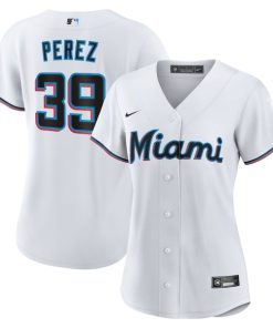 Eury Perez Miami Marlins Nike Women's Home Replica Jersey - White