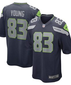 Dareke Young Seattle Seahawks Nike Game Player Jersey - College Navy