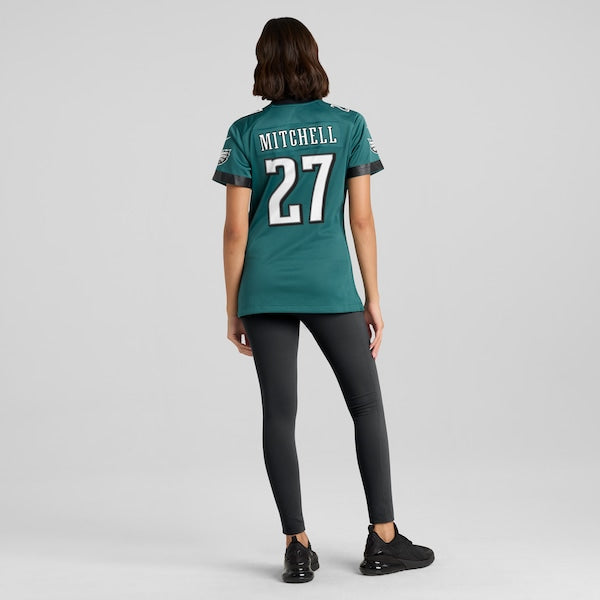 Quinyon Mitchell Philadelphia Eagles Nike Women's Team Game Jersey - Midnight Green - Image 5