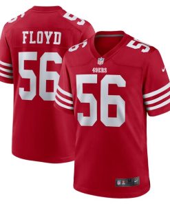 Leonard Floyd San Francisco 49ers Nike Team Game Jersey -  Scarlet