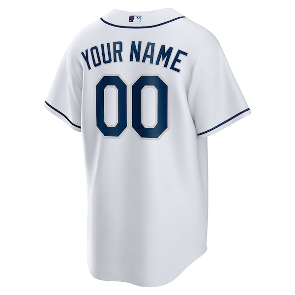 Tampa Bay Rays Nike Home Replica Custom Jersey - White - Image 3