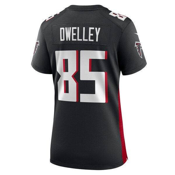 Ross Dwelley Atlanta Falcons Nike Women's Game Jersey - Black - Image 4
