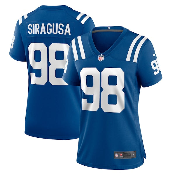 Tony Siragusa Indianapolis Colts Nike Women's Game Retired Player Jersey - Royal/Blue - Image 2
