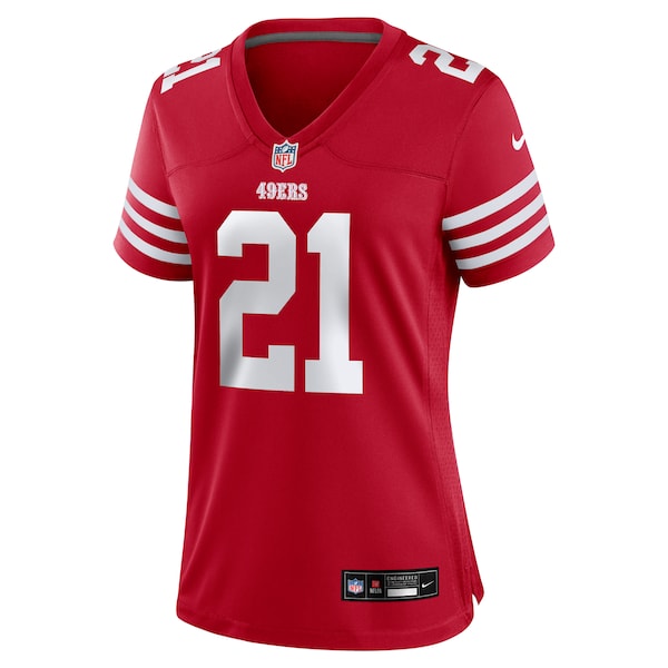 Deion Sanders San Francisco 49ers Nike Women's Retired Player Game Jersey - Scarlet - Image 2