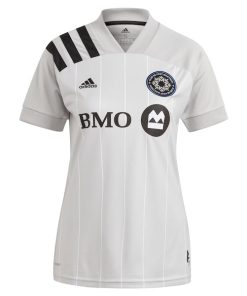 Alternative view of CF Montr¨¦al adidas Women's 2021 Secondary Replica Jersey - Gray