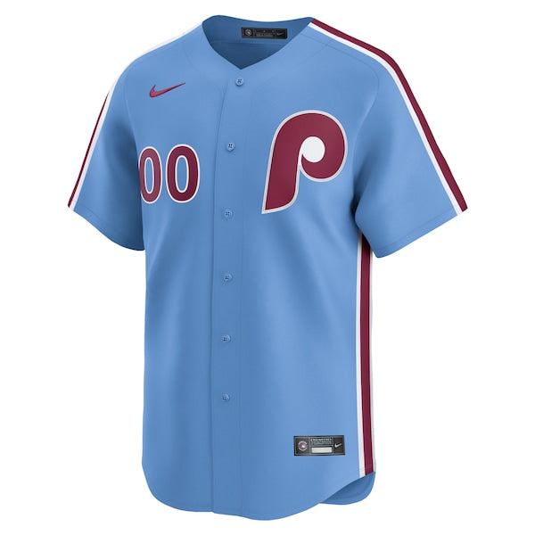 Philadelphia Phillies Nike Alternate Limited Custom Jersey?ยจC Light Blue - Image 2