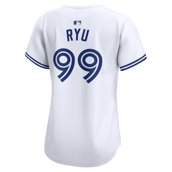 Hyun Jin Ryu Toronto Blue Jays Nike Women's Home Limited Player Jersey - White - Image 3