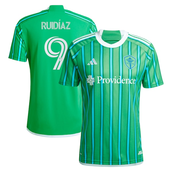 Raul Ruidiaz Seattle Sounders FC adidas 2024 The Anniversary Kit Replica Player Jersey?ยจC Green