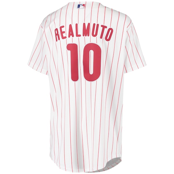 J.T. Realmuto Philadelphia Phillies Nike Youth Alternate Replica Player Jersey - White - Image 3