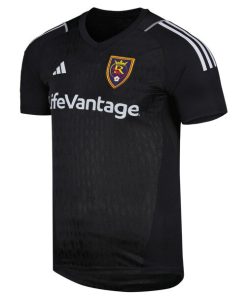 Alternative view of Real Salt Lake adidas 2024 Replica Goalkeeper Jersey - Black