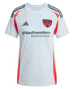 Alternative view of Luciano Acosta FC Dallas adidas Women's 2025 The Inferno Kit Replica Player Jersey - Light Blue