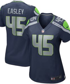 Alternative view of Kenny Easley Seattle Seahawks Nike Women's Game Retired Player Jersey - College Navy/Royal