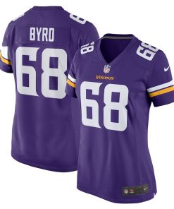 Henry Byrd Minnesota Vikings Nike Women's Team Game Jersey -  Purple