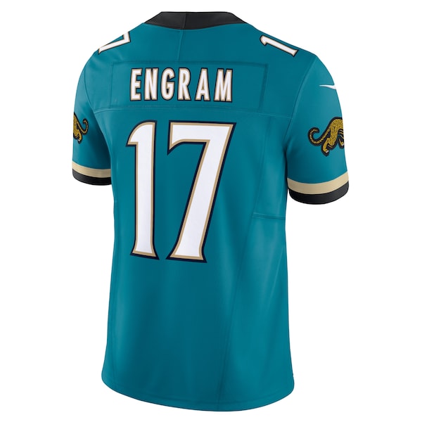 Evan Engram Jacksonville Jaguars Nike Prowler Throwback Vapor F.U.S.E. Limited Jersey - Teal - Image 3