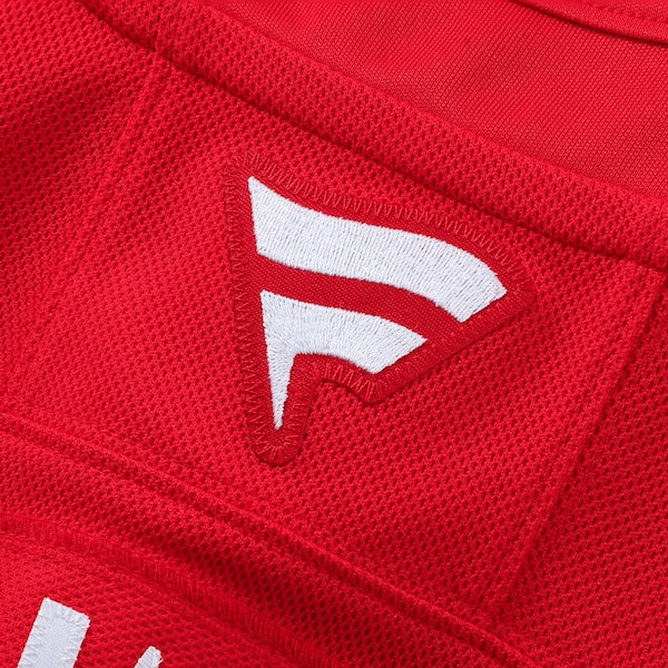 Detroit Red Wings Home Premium Custom Jersey - Red/White - Image 9