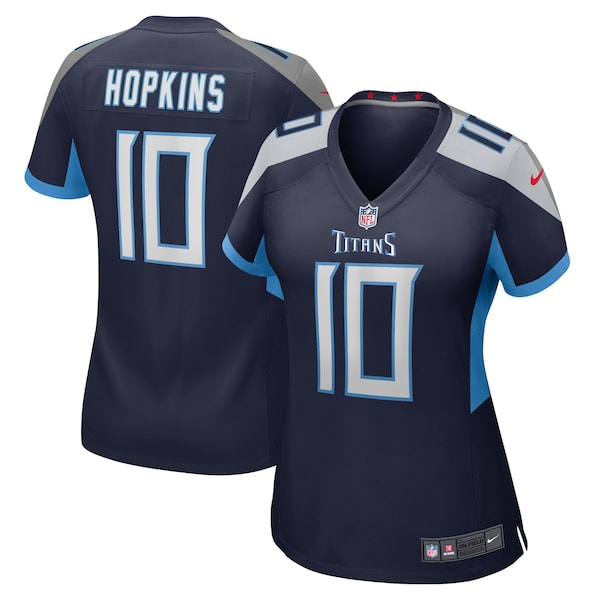 DeAndre Hopkins Tennessee Titans Nike Women's Game Jersey - Navy/Light Blue - Image 2