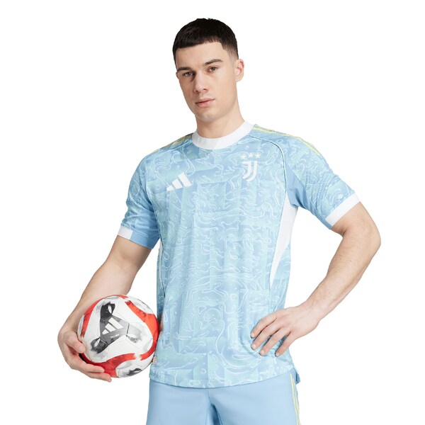 Juventus adidas 2025/26 Away Authentic Jersey - Blue/White - Image 3