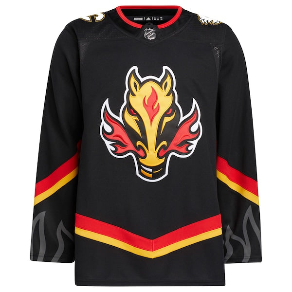 Calgary Flames adidas Alternate Primegreen Authentic Jersey - Black - Image 2