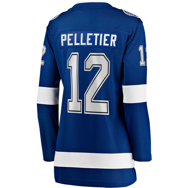 Jakob Pelletier Tampa Bay Lightning Women's Home Breakaway Jersey - Blue - Image 4