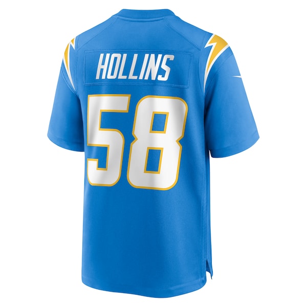 Justin Hollins Los Angeles Chargers Nike Game Jersey - Powder Blue - Image 3