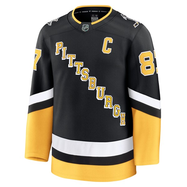Sidney Crosby Pittsburgh Penguins Alternate Premium Jersey - Black/White - Image 3