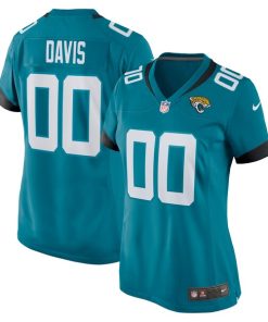 Gabe Davis Jacksonville Jaguars Nike Women's Team Game Player Jersey - Teal