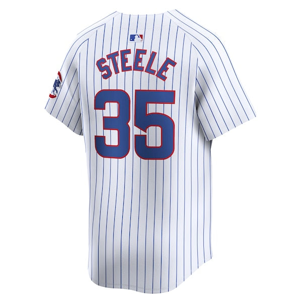 Justin Steele Chicago Cubs Nike Home Limited Player Jersey - White - Image 3