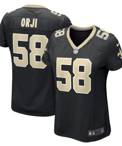 Anfernee Orji New Orleans Saints Nike Women's Team Game Jersey -  Black