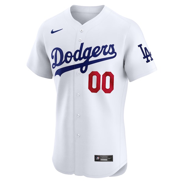Los Angeles Dodgers Nike Home Elite Pick-A-Player Retired Roster Jersey - White - Image 3
