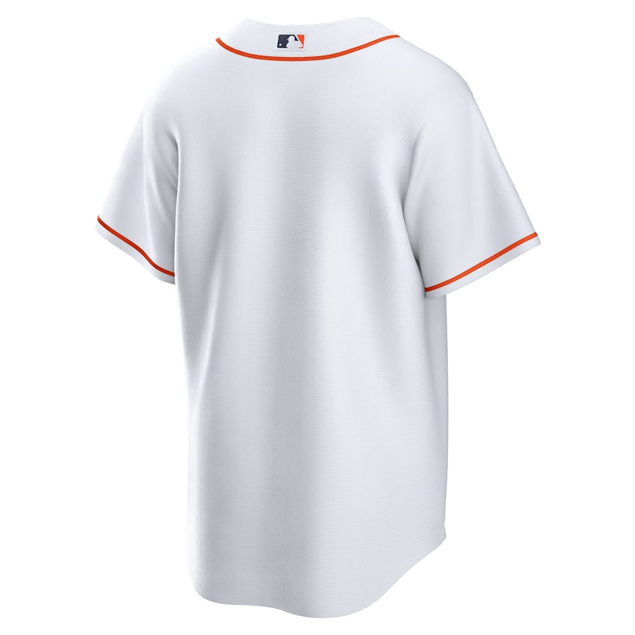 Houston Astros Nike Home Replica Team Jersey - White - Image 3