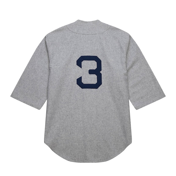 Babe Ruth New York Yankees Cooperstown Collection 1929 Authentic Jersey - Gray - Image 3