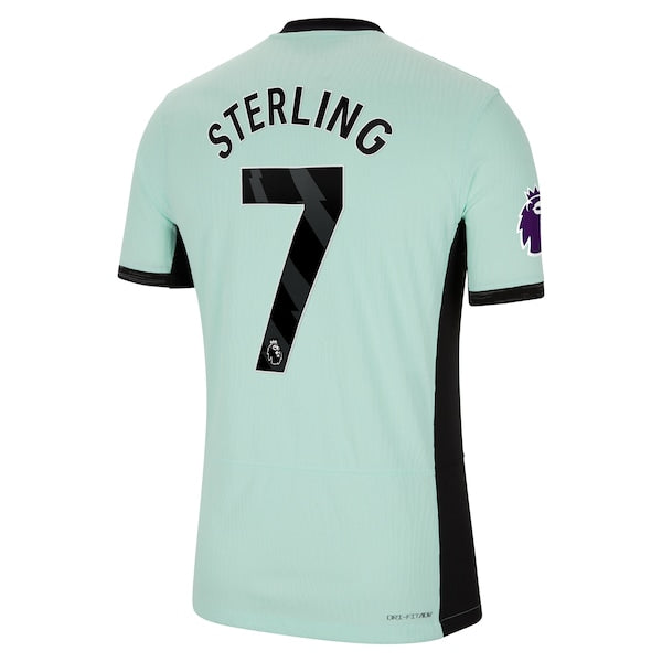 Raheem Sterling Chelsea Nike 2023/24 Third Match Authentic Player Jersey - Mint - Image 3