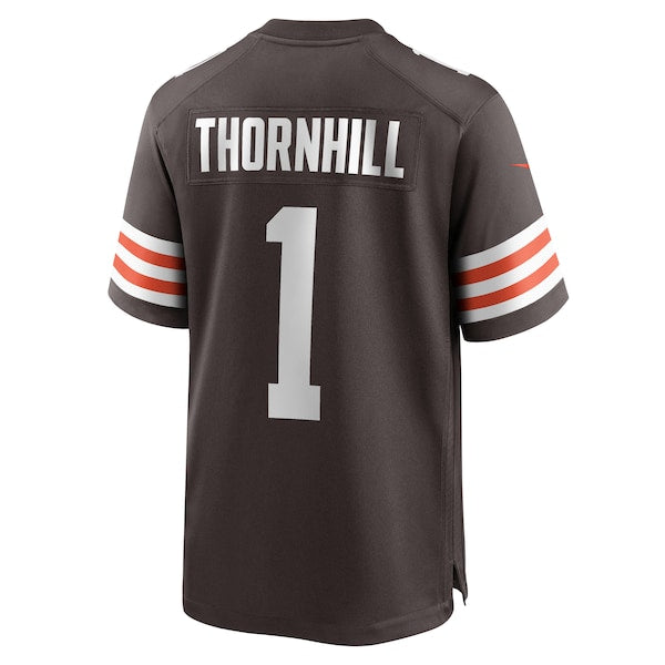 Juan Thornhill Cleveland Browns Nike Game Player Jersey - Brown - Image 3