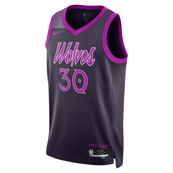 Julius Randle Minnesota Timberwolves Nike Unisex 2025/26 Swingman Jersey - Purple - City Edition - Image 2