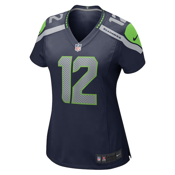 12th Fan Seattle Seahawks Nike Women's Player Jersey - Navy/Royal - Image 3