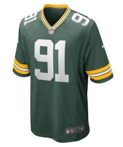 Alternative view of Preston Smith Green Bay Packers Nike Game Jersey - Green