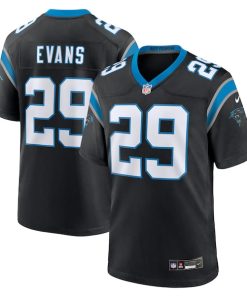 Akayleb Evans Carolina Panthers Nike Team Game Jersey - Black