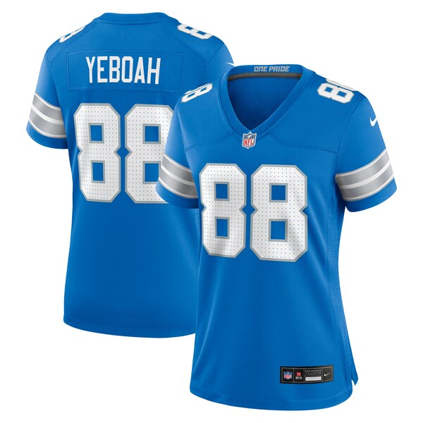 Kenny Yeboah Detroit Lions Nike Women's Team Game Jersey - Blue - Image 2