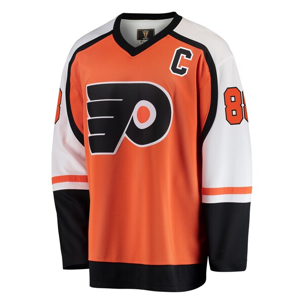 Eric Lindros Philadelphia Flyers Premier Breakaway Retired Player Jersey - Orange - Image 2