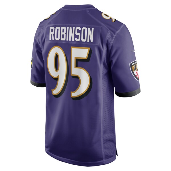 Tavius Robinson Baltimore Ravens Nike Team Game Jersey - Purple - Image 3