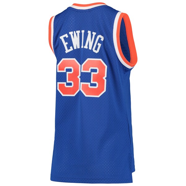 Patrick Ewing New York Knicks Women's 1991/92 Hardwood Classics Swingman Jersey - Blue - Image 3