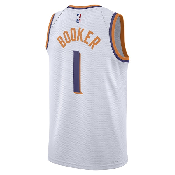 Devin Booker Phoenix Suns Nike Unisex Swingman Jersey - Association Edition - White - Image 3